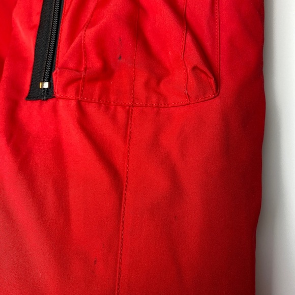 TNA Aritzia Ronne Red Duck Down Parka Coat Jacket - size S - Picture 13 of 14